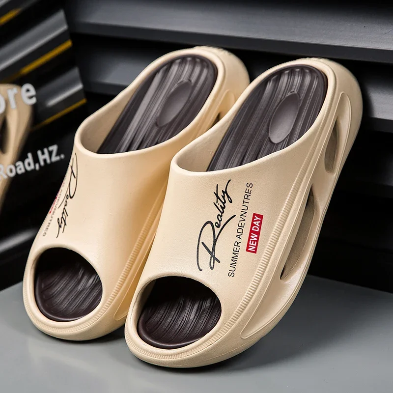 House Slippers Man Shoes Men EVA Slides Men Summer Sandals Mens Slipper Man Casual Sandal Indoor Home Bathroom Non-slip Men Shoe