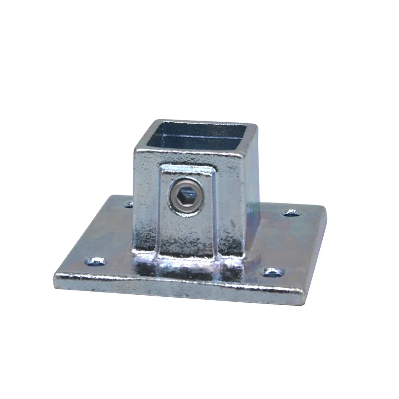 40x40mm Square Tube  Connection Piece Galvanization Elbow Three-way Square Pipe Fixed Joint Storage Rack Rack