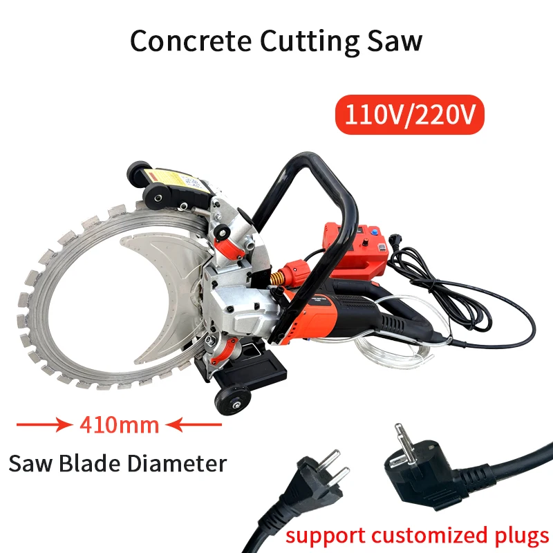 High Frequency Concrete Ring Saw Handheld Concrete Cutting Saw Machine for Cement Wall Cutting Concrete Cutting Saw