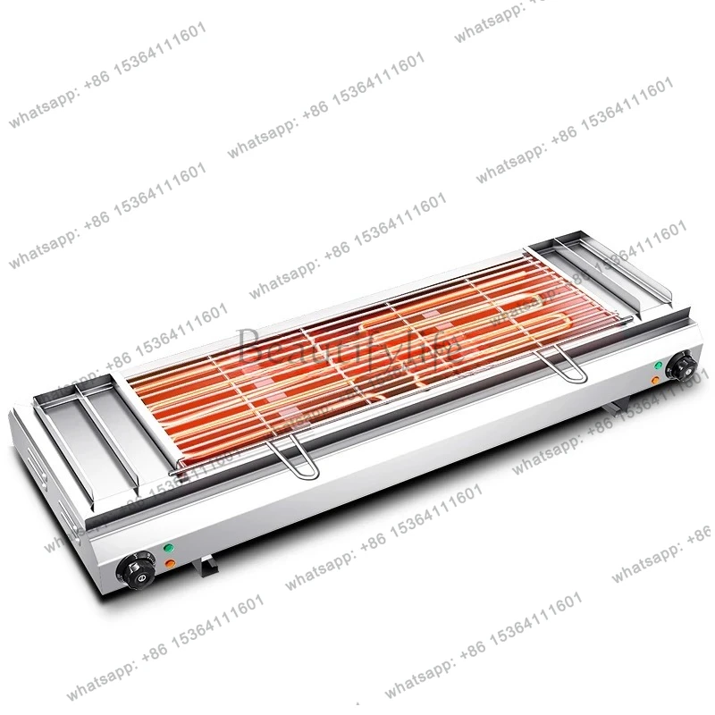Electric Grill Household and Commercial Large Skewers Smokeless Grill