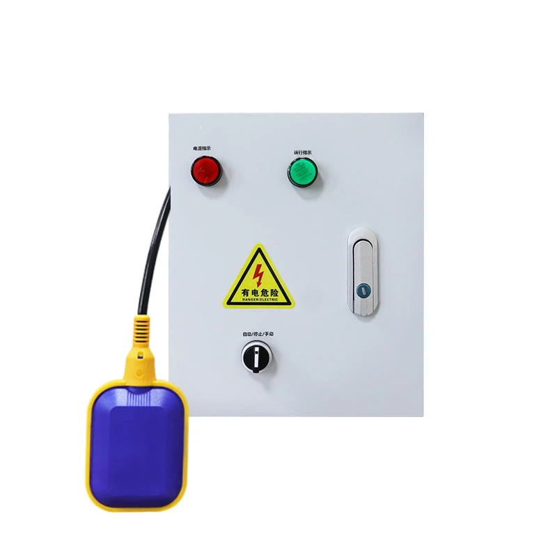 Automatic Float Switch Level Controller for Water Tank, 220V/380V Pump Control Box for Liquid Level Management