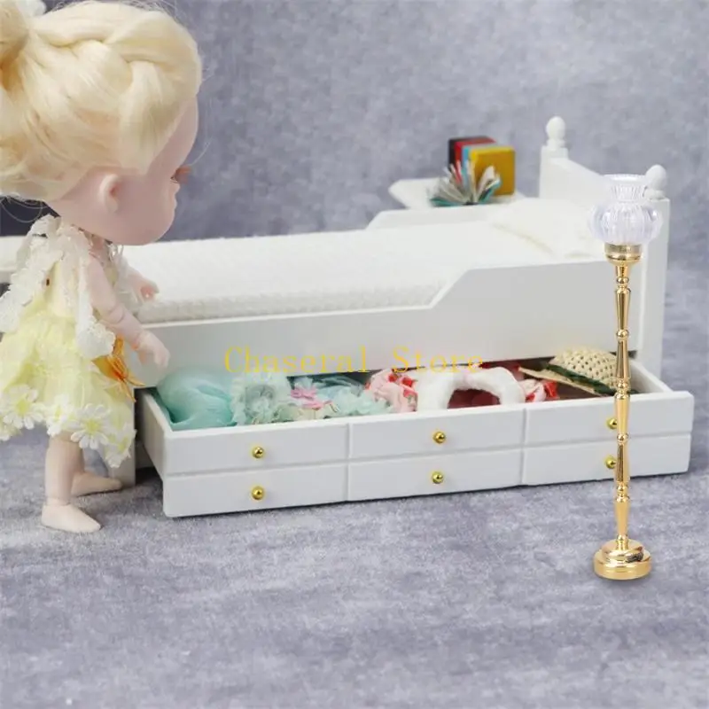 E7CE 1/12 delle bambole mobili in miniatura realistica finge giocare per bambini mobili per bambole per bambole