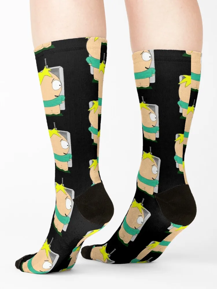 Butters from South Park Socks custom short Argentina japanese fashion Ladies Socks Men's