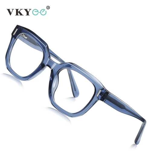 Imagen 2 del producto VICKY, nueva moda, diseño geométrico personalizado, gafas de lectura antiluz azul para hombres y mujeres, prescripción personalizable
