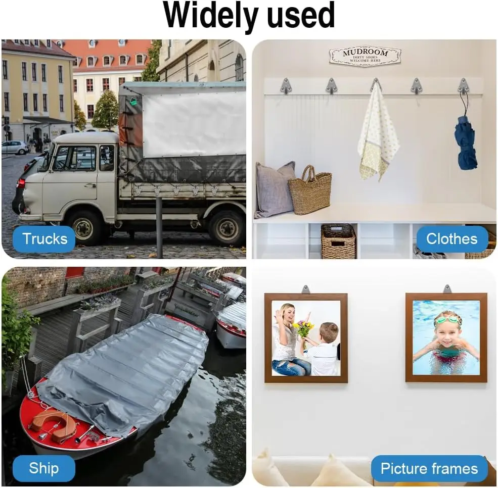 10 stücke Auto 3 Loch Plane Haken Metall Plane Befestigung Anhänger Haken Anhänger Plane Gute Befestigungs Haken Auto Zubehör