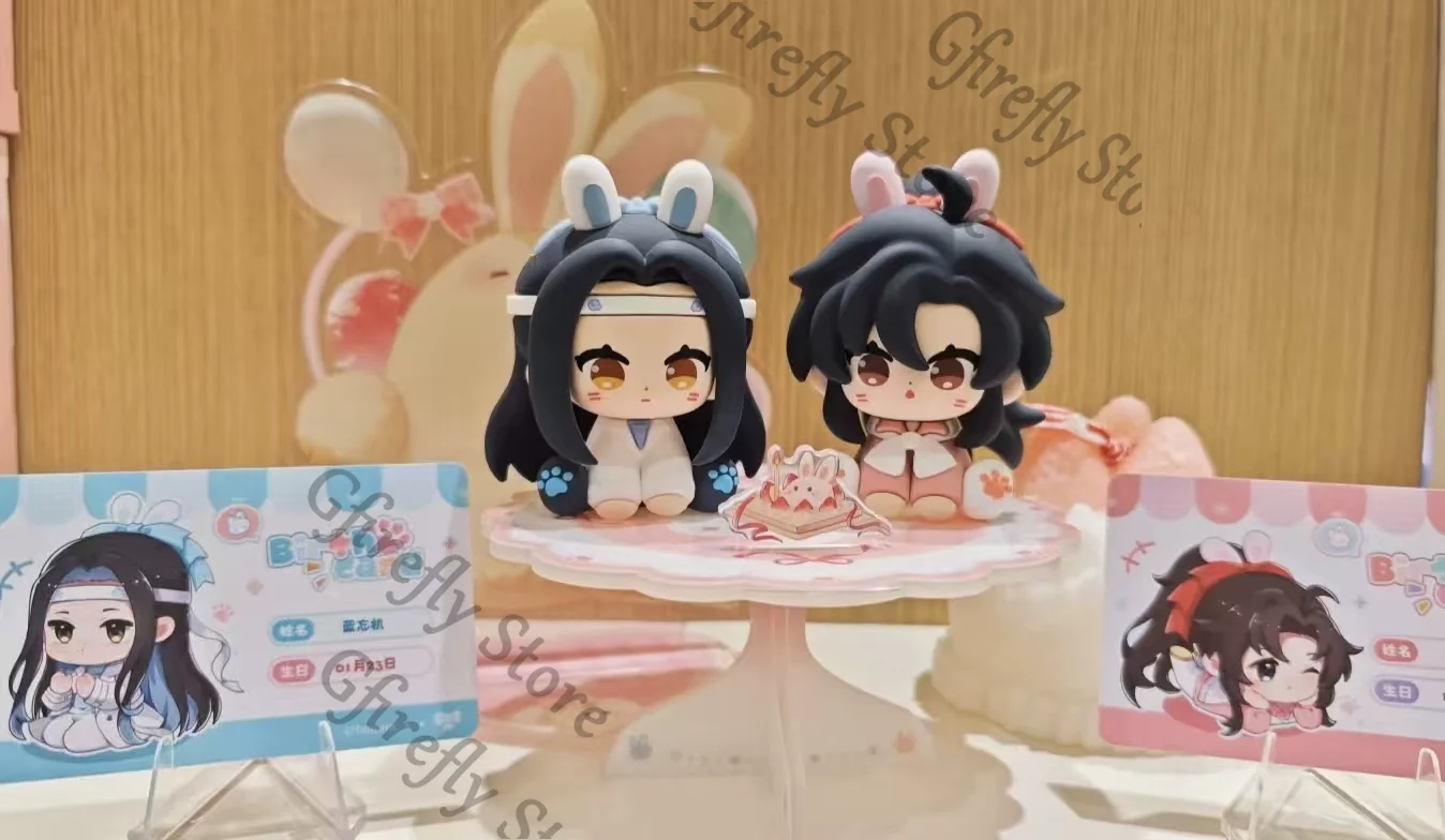 

Grandmaster of Demonic Cultivation, фигурка для косплея, украшения, комплект моделей аниме Lan Wangji Wei Wuxian, настоящий периферийный подарок