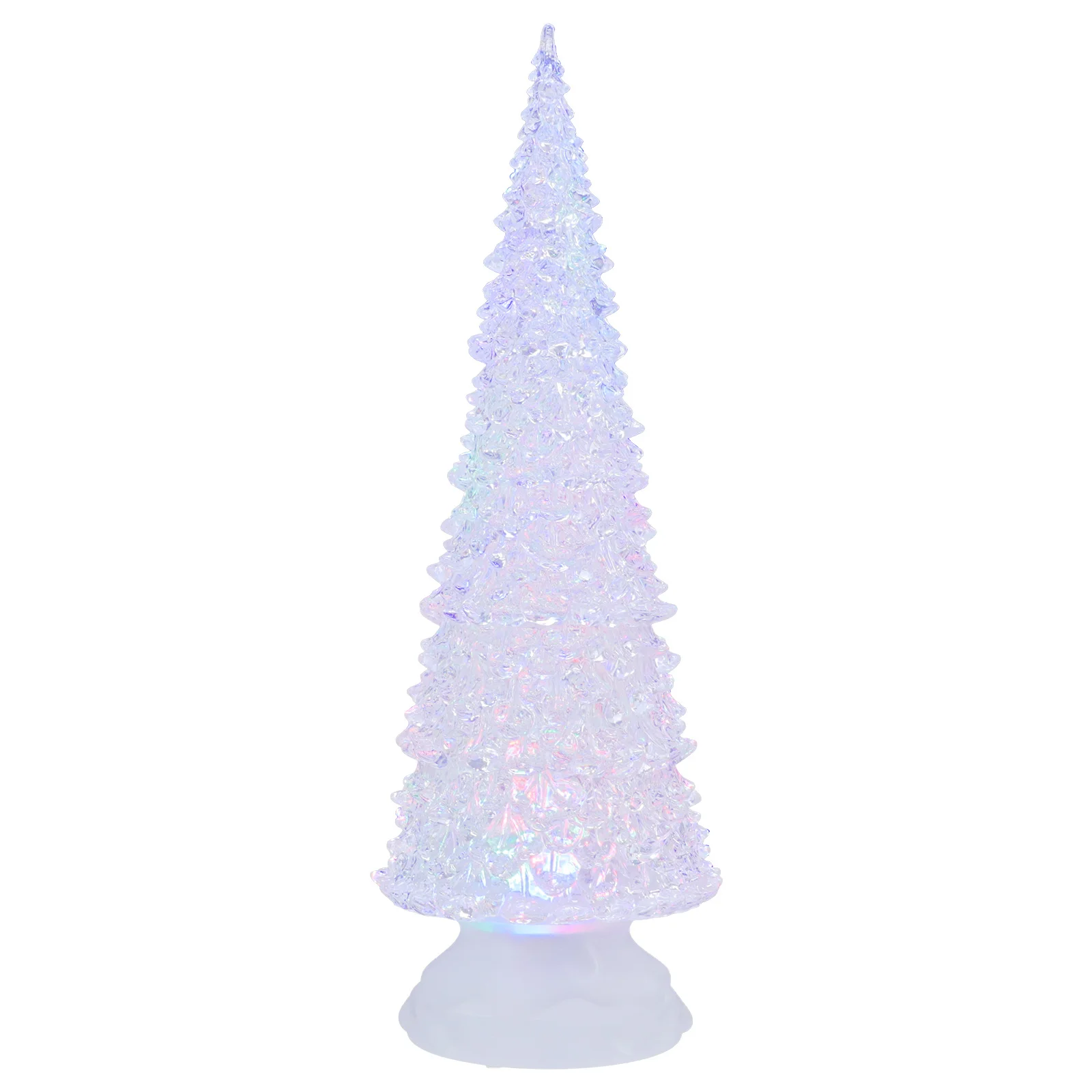 

1Pcs LED Christmas Tree Night Light Colorful Illuminated Acrylic Lamp for Home Party Room Decor Table Lamp Gift Idea