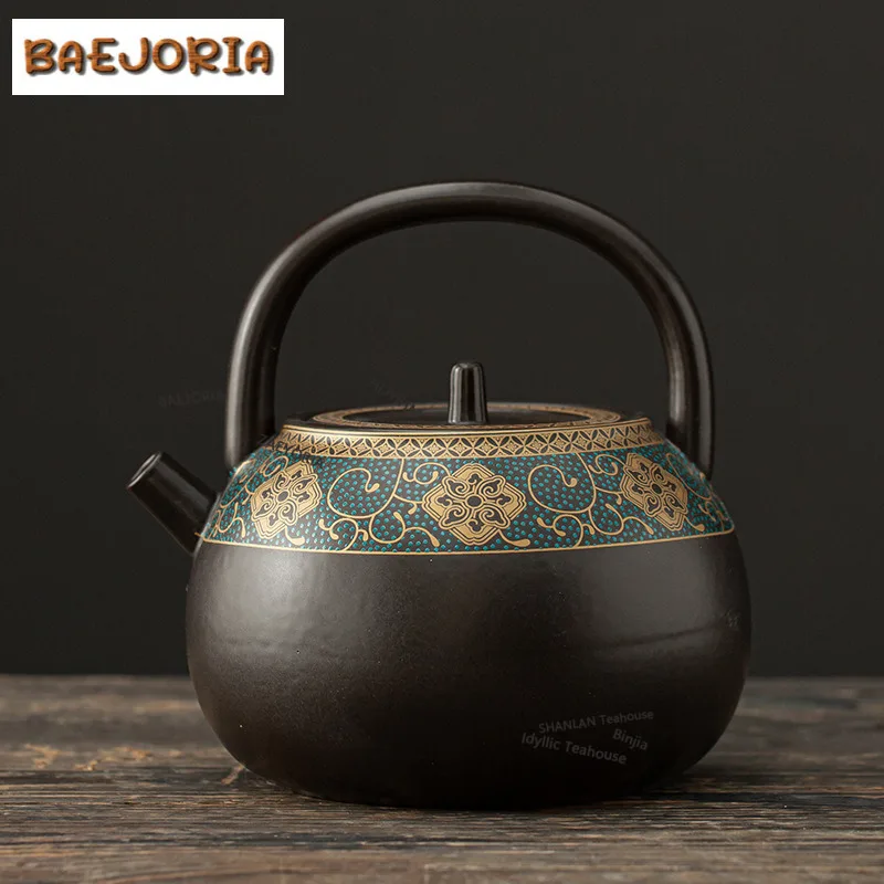 Ancient Rhyme Boiling Water Kettle Large Capacity Tea Soaking Pot Fruit Juice Milk Tea Kettle White Tea Tea Items Accessories