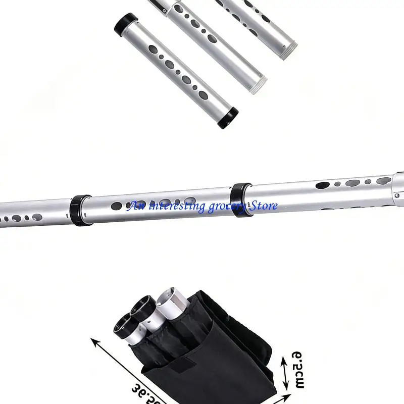 652D Stabiler Golfballsammler aus Aluminiumlegierung, dreiteilig, schnelle Demontage – Detail 3