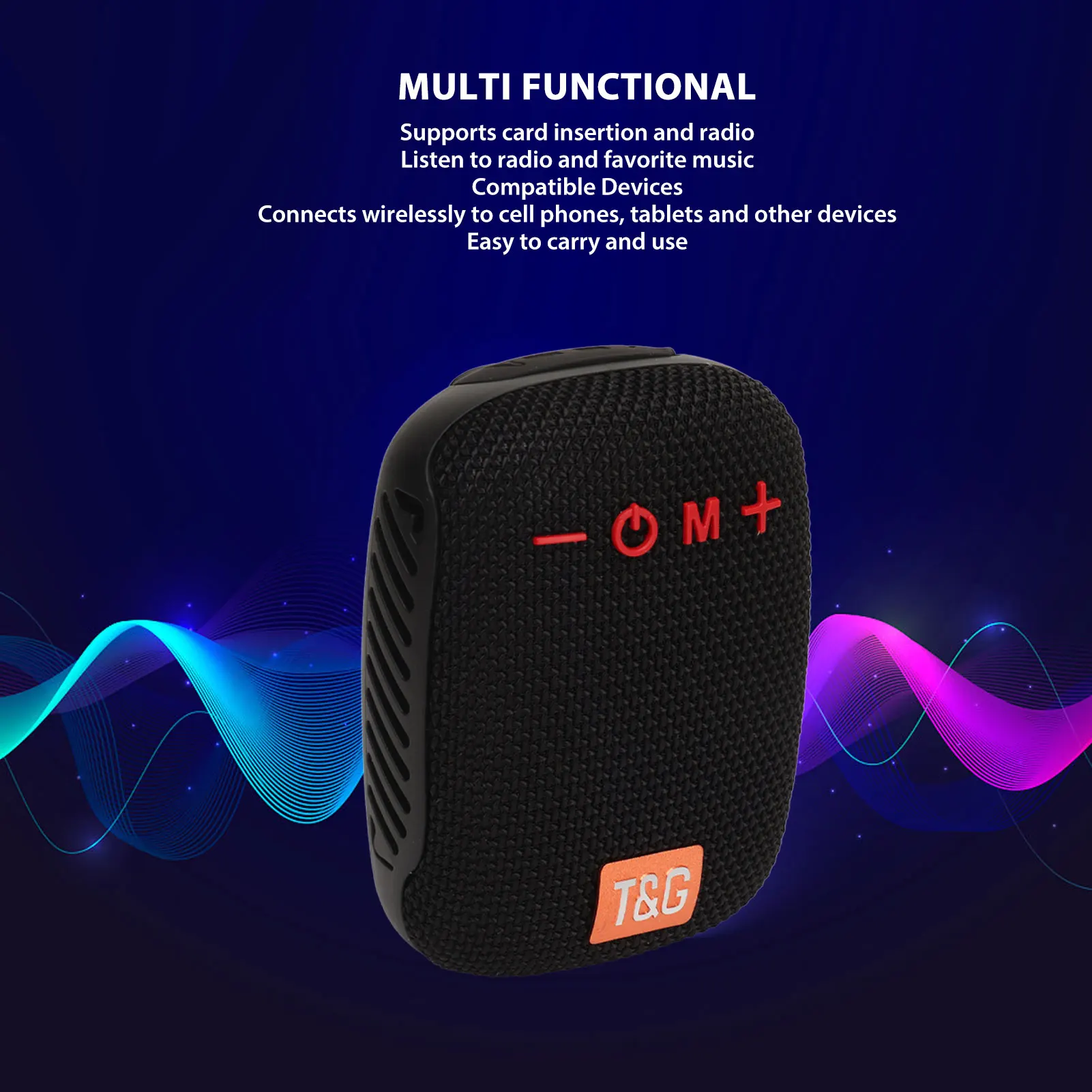 Cycling Bluetooth Speaker Waterproof Support Memory Card Radio Portable Wireless Speaker with Bike Bracket Portable Speaker