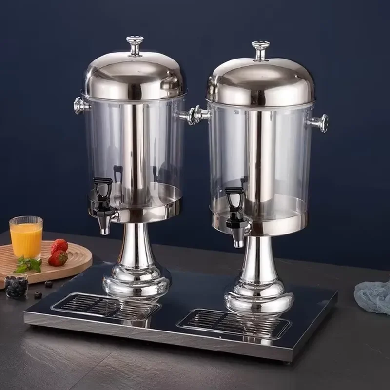 Large Capacity Stainless Steel Buffet Pot With Faucet For Restaurant Party Beer Milk Tea Juice Dispenser Container Stainless