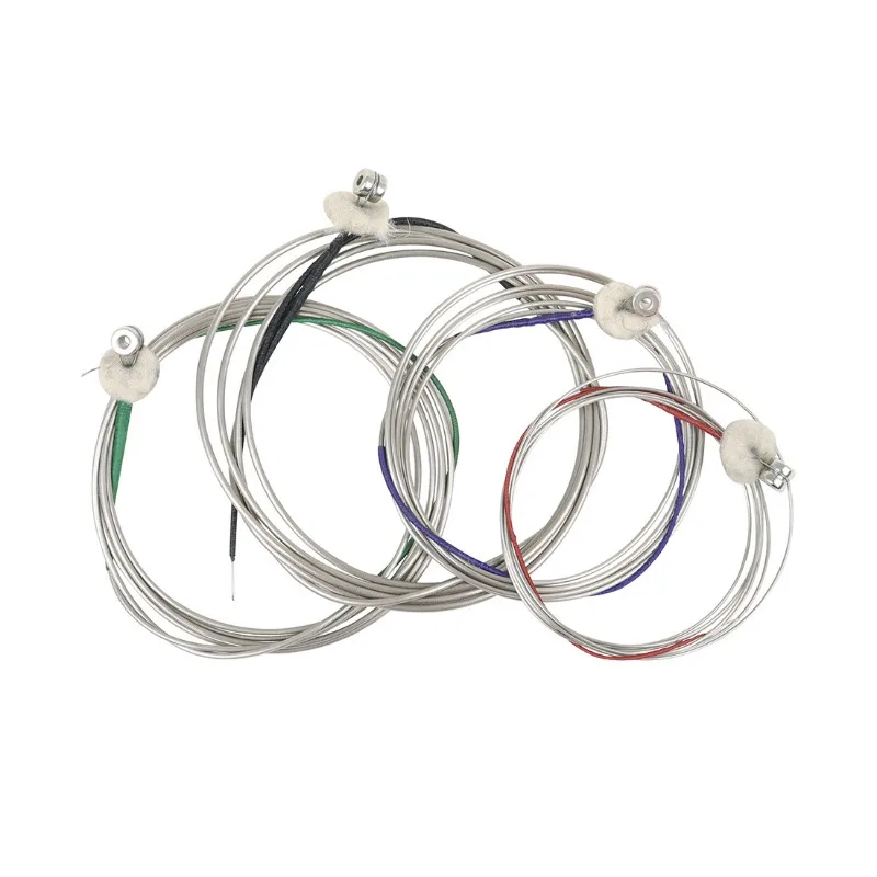 

4-струнная струна для контрабаса: комфортная, изысканная, гладкая, нержавеющая, прочная. Аксессуары для музыкальных инструментов.