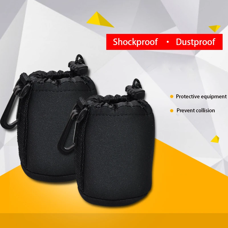 BIZOE SLR Camera Lens Video Bag Barrel Sleeve Bag Barrel Portable Protection thickenfor Canon Sony storage bag