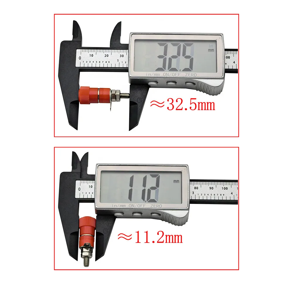 4mm Banana Socket Binding Post Terminal Connectors JS-910B Binding Posts Nut Panel Mount For Speaker Audio