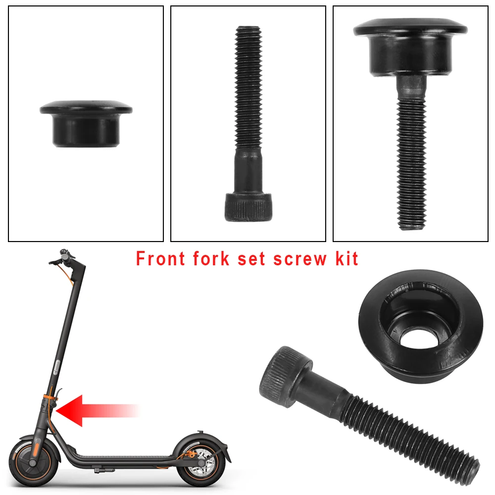 Electric Scooter Front Fork Retaining Screw Sets For Ninebot F20 F30 F40 Front Fork Repair Fixing Hinge Bolt Screws Accessories