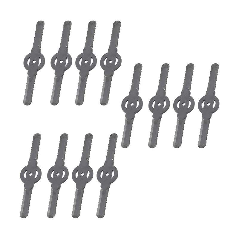 

60Pcs Plastic Grass Trimmer Blades Lawn Mower Blade Cordless Trimmer Garden Tool Lawn Mower Trimmer Accessories