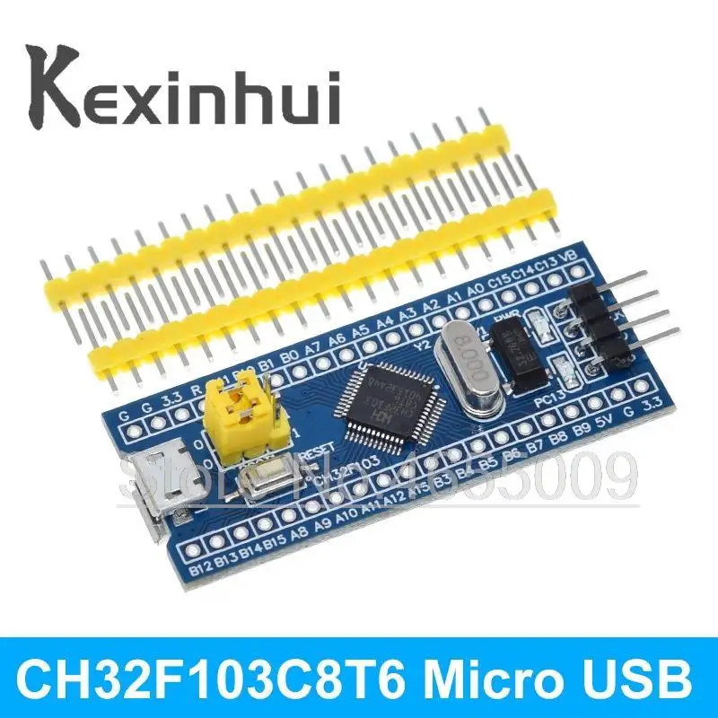 Original STM32F103C8T6 STM32F103C6T6 ARM STM32 Minimum System Development Board Module + ST-Link V2 Mini STM8 Simulator Download