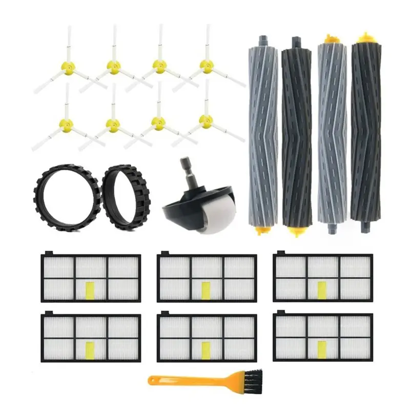 

Y59A для Irobot Roomba серии 800 и 900 - аксессуары: фильтр, роликовая щетка, сменная боковая щетка для робота-пылесоса