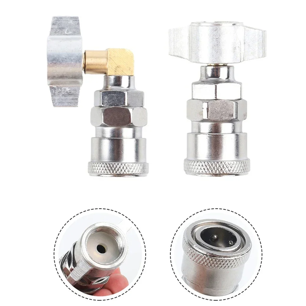 2Pcs/set Truck Dust Blower Pneumatic Connector Straight Elbow Integrated Fast Connect Car Accessories