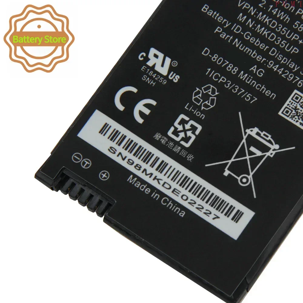 Car Key Replacement Battery MKD35UP 580mAh For GT 5 6 7 series GT X3 X4 X5 X6 730 740 745 530L X3GT57 i8 760li LCD Remote Key