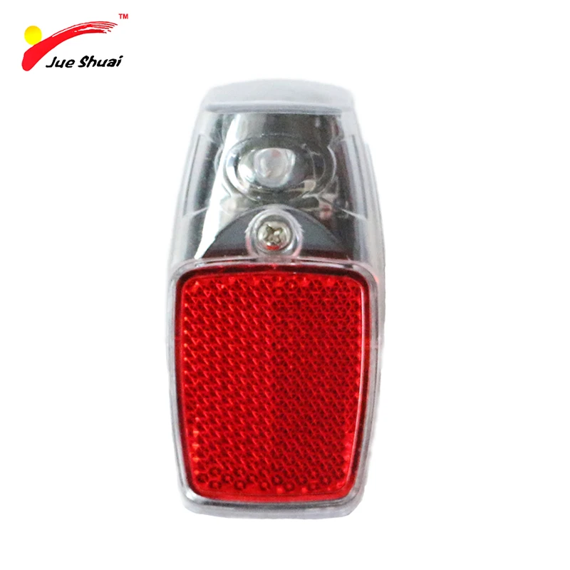 Good Leds Battery Fender Bike Light Mount on the Mudguard Red Plastic Safe Warning Bicycle Taillight Bike Rear Light Flashlight