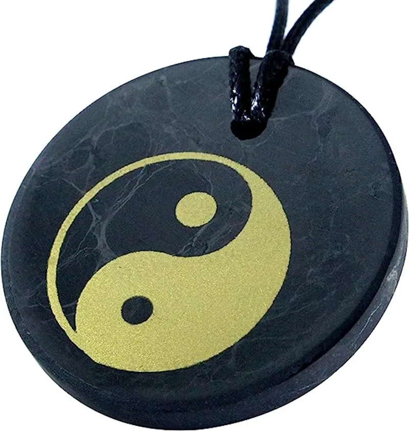 Naturals Shungite Pendant Necklace EMF Protection Pendant