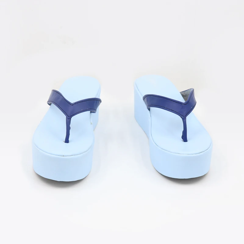 Hololive Vtuber Gawr Gura Cosplay Shoes Shark New Year Kimono Shoes for Women Halloween Cosplay Shoes