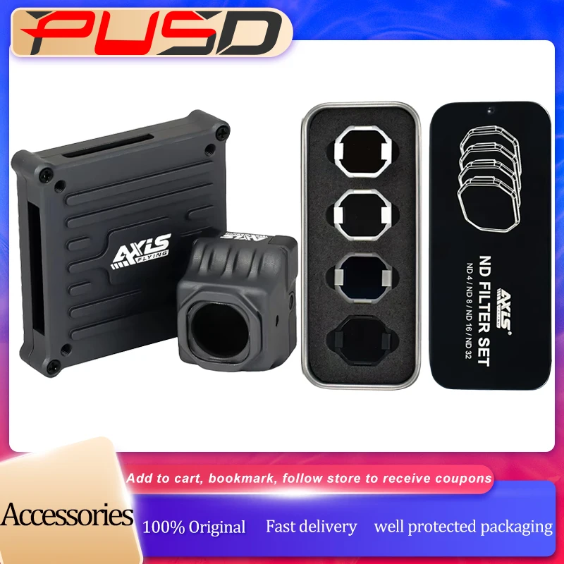 

Original AXLS O4 Lite Air Unit Case with Lens Heat Dissipation Aluminum Parts For O4 FPV Drone Image Transmission Accessories