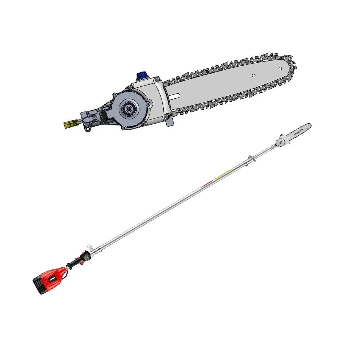 Profession telescopic pole chain saw 2.66-4.2M pole chain saw