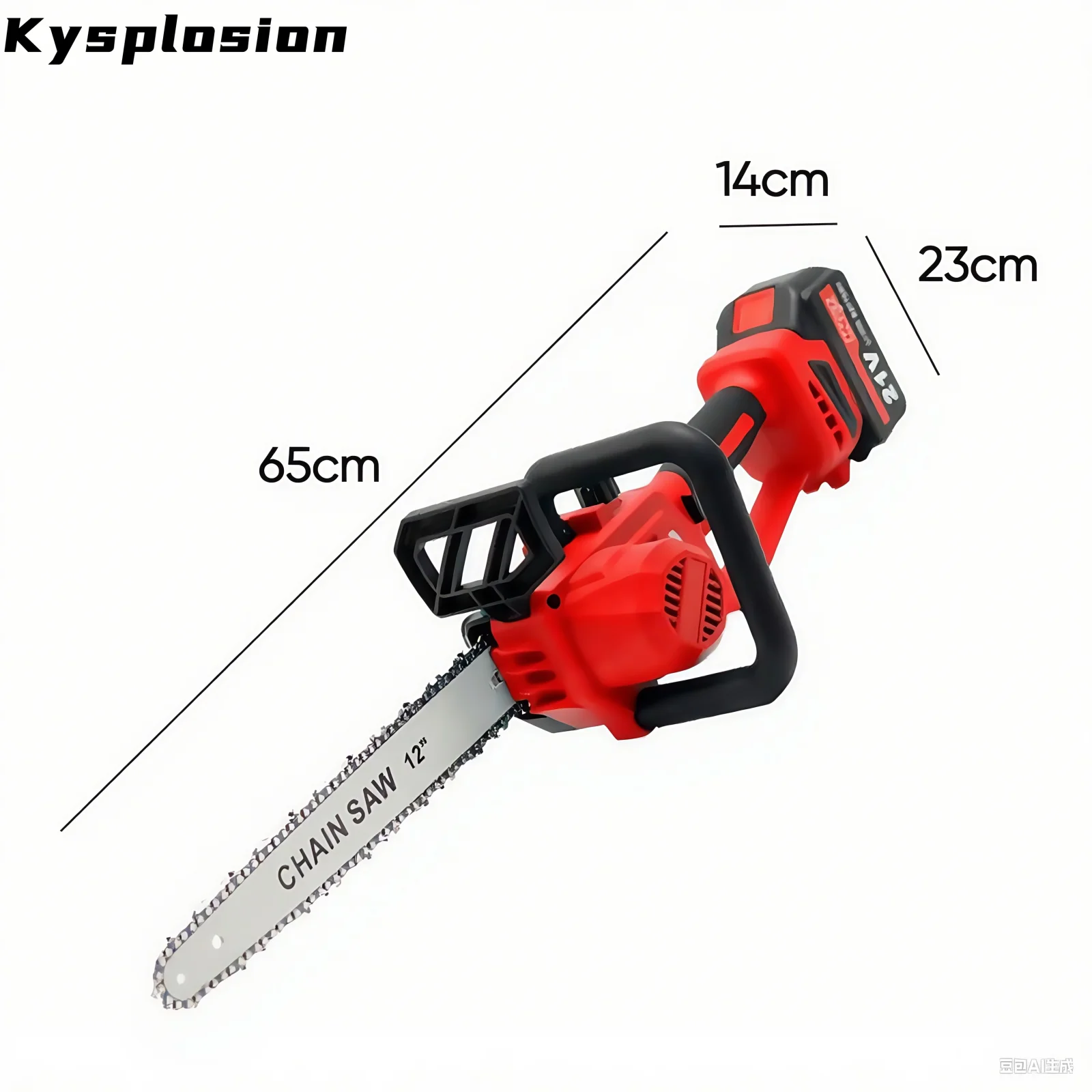 

12Inch Brushless Chainsaw Cordless Electric Pruning Chain Saws Garden Wood Cutting Power Tools For Milwaukee M18 Battery