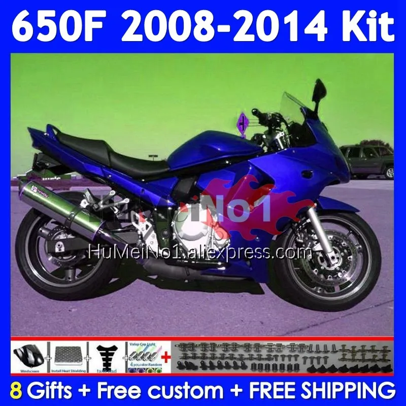 GSX650F For SUZUKI GSXF 650 GSX 650F 113No.115 GSXF650 08 09 10 11 12 13 2008 2009 2010 2011 2012 2013 ALL Blue 2014 Fairing