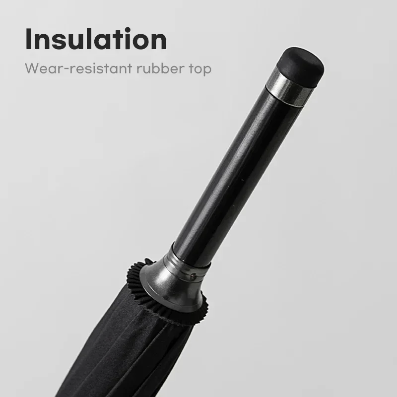 Parachase Windproof Big Umbrella Men Wooden Long Handle Large Golf Umbrella Luxury Outdoor Vintage Umbrella Rain 12 Ribs