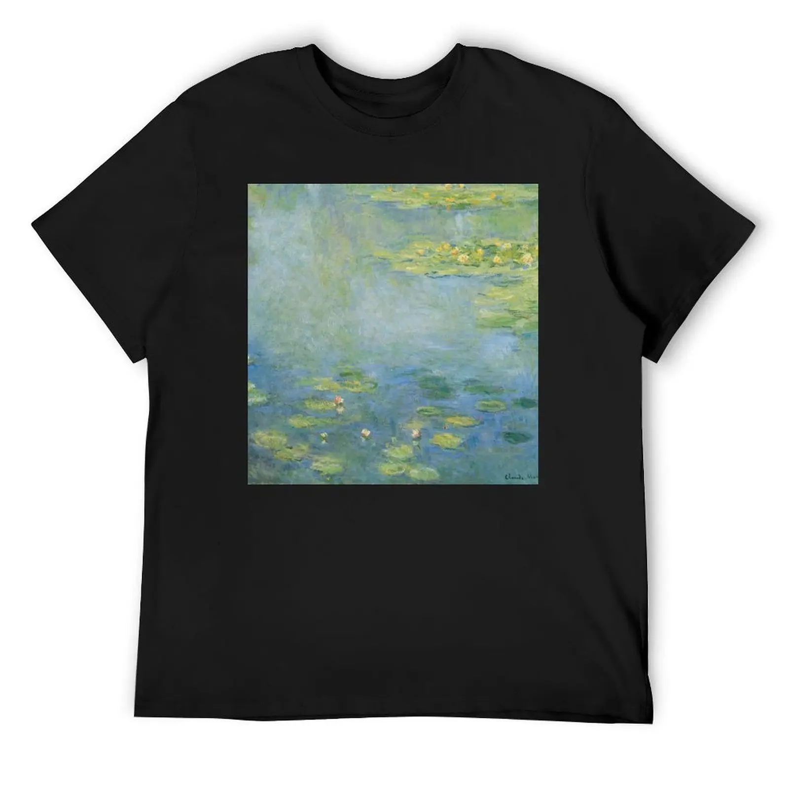 Claude Monet - Waterlilies T-Shirt summer clothes essential t shirt shirts graphic tee mens champion t shirts