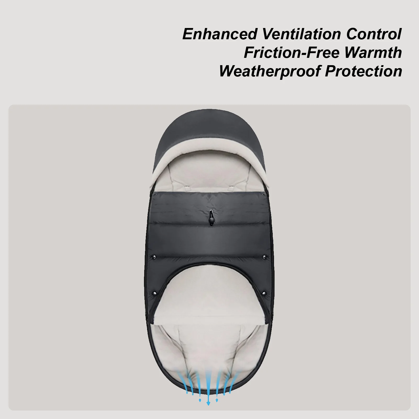 

Накидка для ног для коляски, регулируемая мягкая водонепроницаемая универсальная зимняя накидка для ног, сумка для овсянки для коляски в холодную погоду для улицы