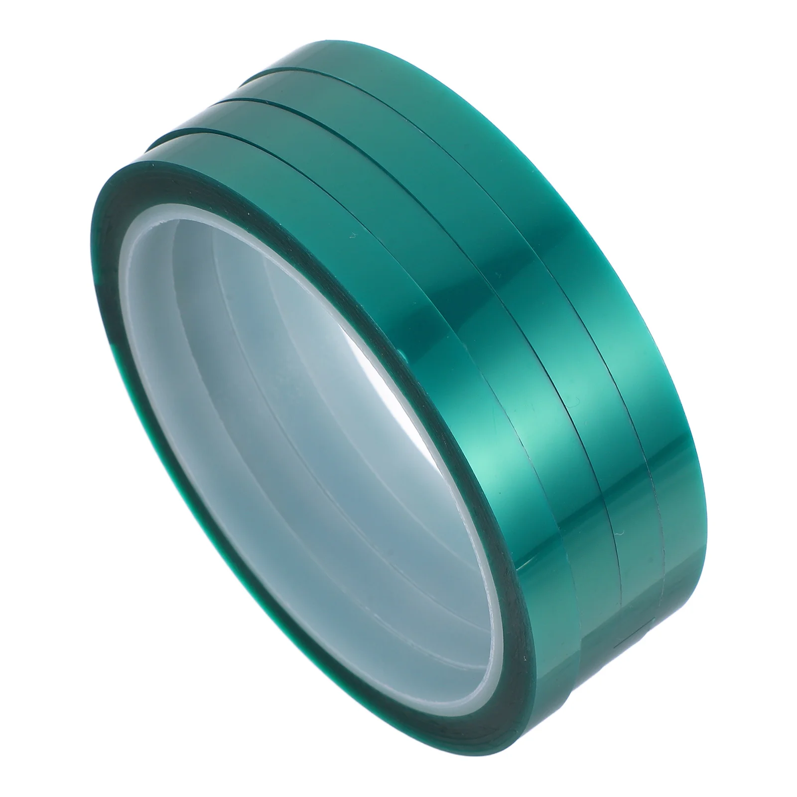 4 szt. Taśmy termotransferowej do sublimacji, odporna na wysokie temperatury, 33 m x 8 mm, rolka izolacyjna z klejem termicznym do kubków i termosów, zielona