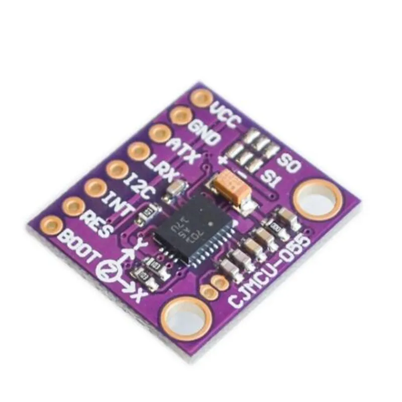 1pcs BNO055  Attitude Sensor Module MCU 9DOF Intelligent 9 Axis UART I2C Interface Acceleration Gyro Magnetic