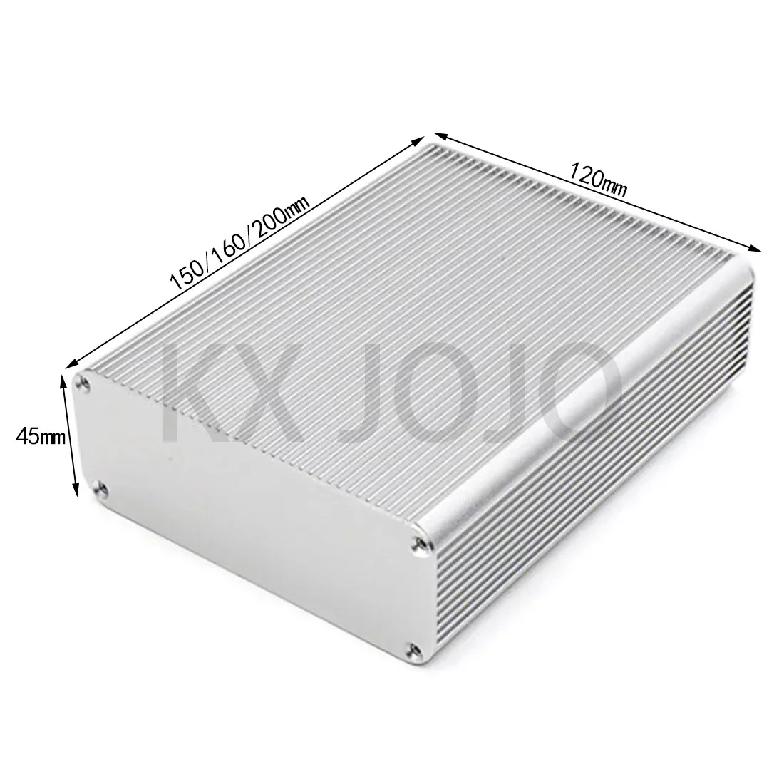 

Aluminum Enclosure 120*45*150/160/200mm Integrated Waterproof Type Case Electronic Box DIY Power Housing Instrument Silver/Black