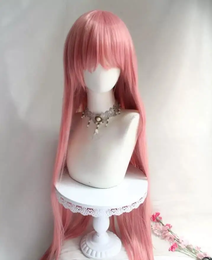 Project Sekai More More Jump! Momoi Airi Cosplay Wig Anime Game Roleplay Party Costume Prop Synthetic Hair Heat Resistant Fiber