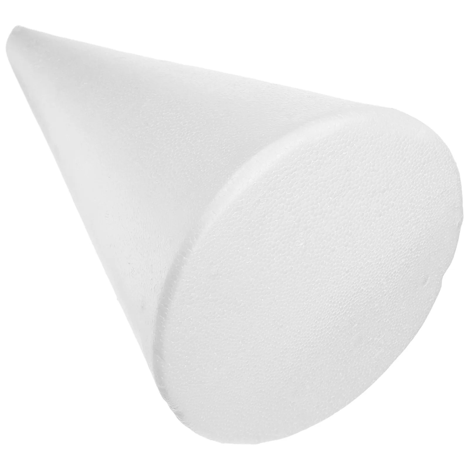 White Solid Craft Cone Foam DIY Christmas Cake Stand Flower Arrangement Decoration Winter Holiday Projects