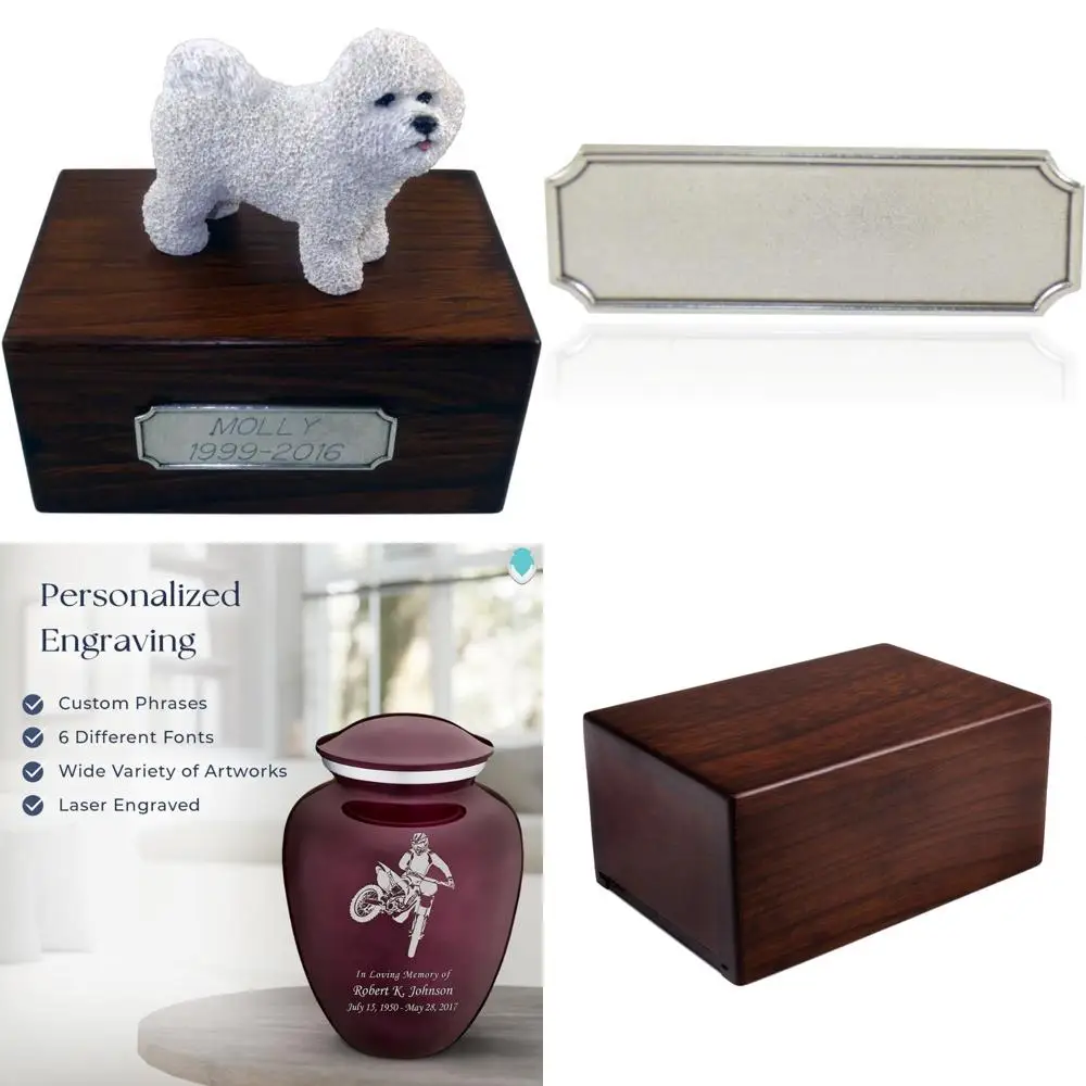 

Деревянная байконовая фризевая урна с гравировкой и персонализированной олова — изысканный подарок на память павловнии для праха