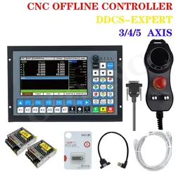 CNC DDCS EXPERT 3/4/5 axis independent offline controller, support closed-loop stepper servo/ATC controller, replace DDCSV3.1