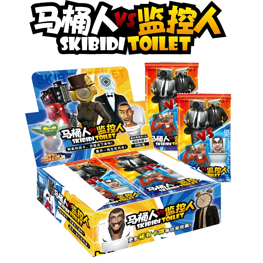 

Wholesale Chainsaw Man Cards Japanese Anime Skibidi Toilet Booster Box TCG Collection Cards Doujin Party Game Toys Hobbies Gifts