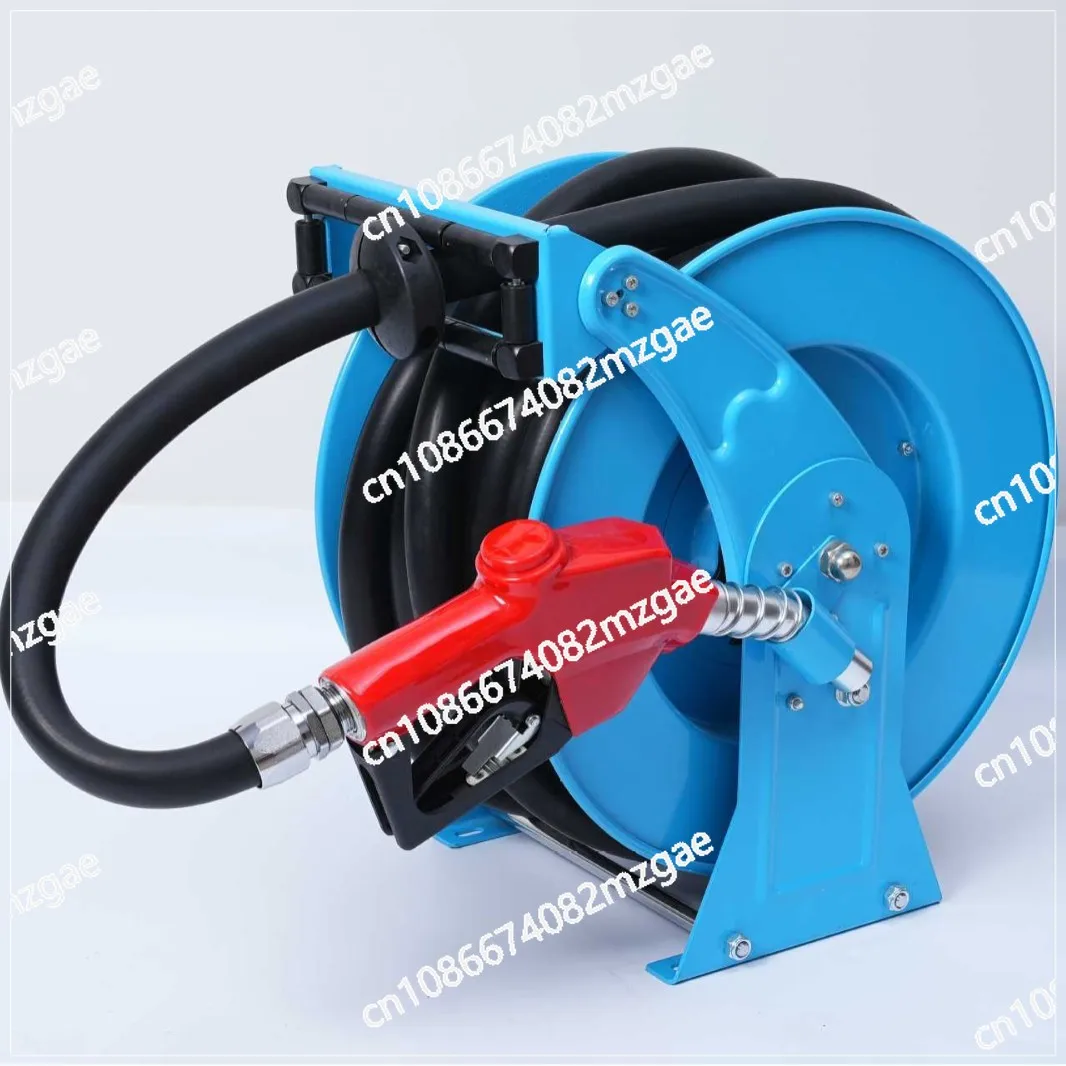 

Blue High Pressure Automatic Pipe Reel Diesel Pipe Reel Automatic Telescopic Water Drum Tube