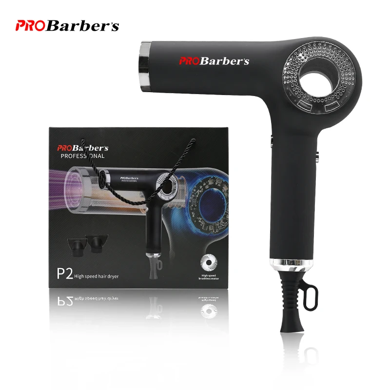 Professional Salon Hairdryer 2000W Brushless Motor 110000 RPM High Quality 3-Speed Adjustment Anion Hair Dryer