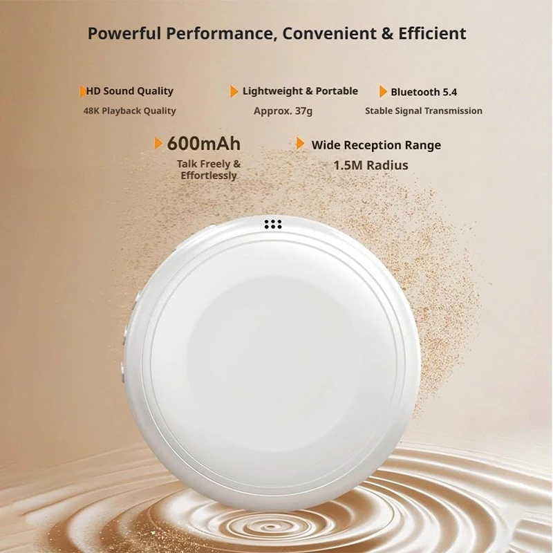 Smart Portable AI English Language Learning Device Bluetooth Interactive Speaking Practice Recognition Pronunciation Trainer
