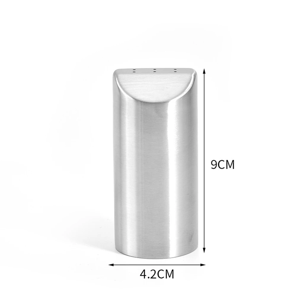 

Stainless Steel Pepper Shaker 9 Holes Salt Spice Jar Kitchen Seasoning Storage Container Herb Condiment Tin Bbq Use