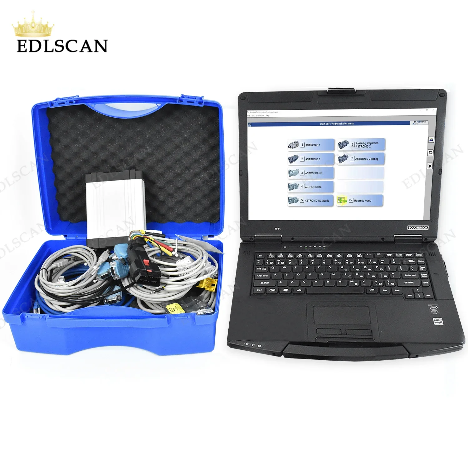 For Transmission ZF DPA06 CABLES Testman CF54 laptop toughtbook Diagnosis and Detection tool Programming diagnostic scanner tool