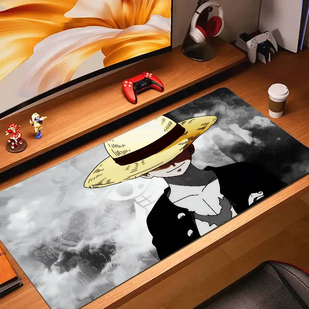 Anime Manga One Piece Mouse Pad Robin Luffy Zoro Sanji Nami Law Mousepad Computer Keyboard Pad Gaming Accessories XXL Desk Mat