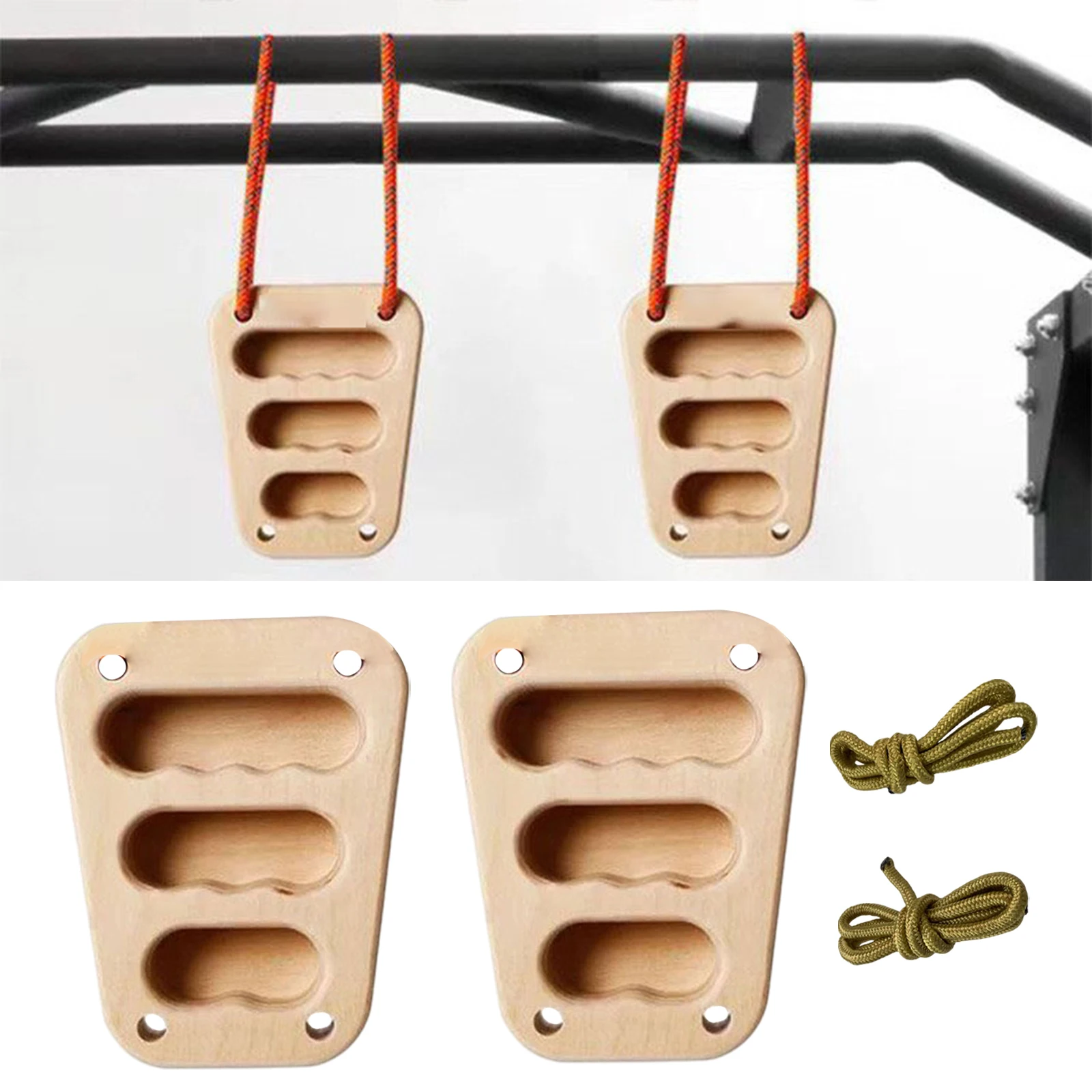Деревянный подвесной доска для скалолазания, тренировочная доска для укрепления рук, тренировочное снаряжение для взрослых, спортсменов, практики Деревянный подвесной доска для скалолазания, тренировочная доска для укрепления рук, тренировочное снаряжение для взрослых, спортсменов, практики