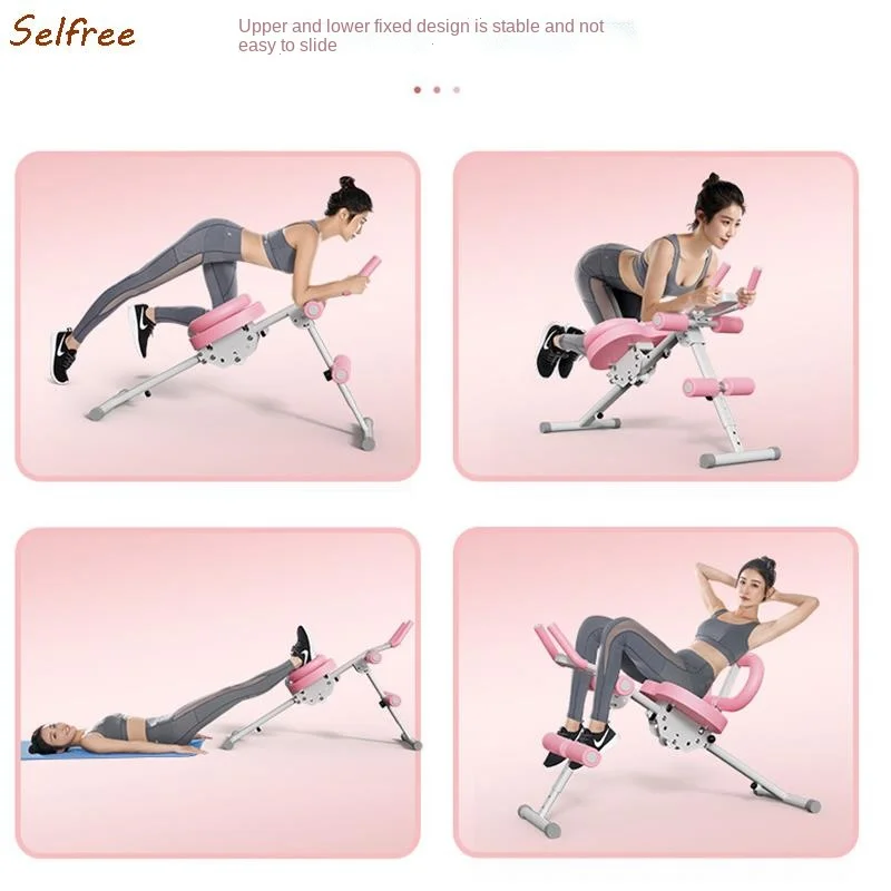 Selfree-Home Abdominal Rolling Machine Sit-ups Pull Rope Exercise Trainer Beautiful Waist and Hip Lift Equipment Effective 2023